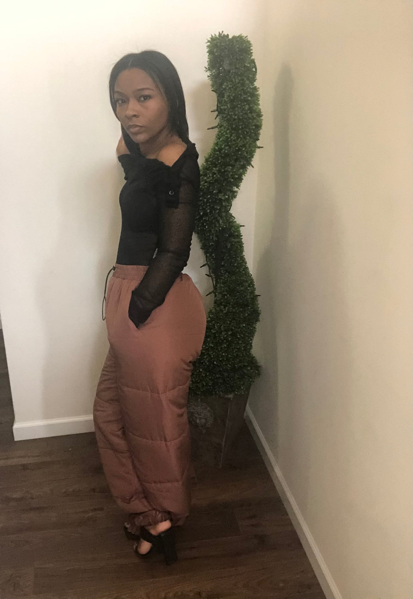 Brown Bubble Pants