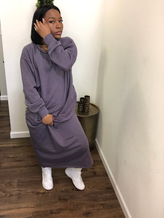 Oversize Jogger Dress