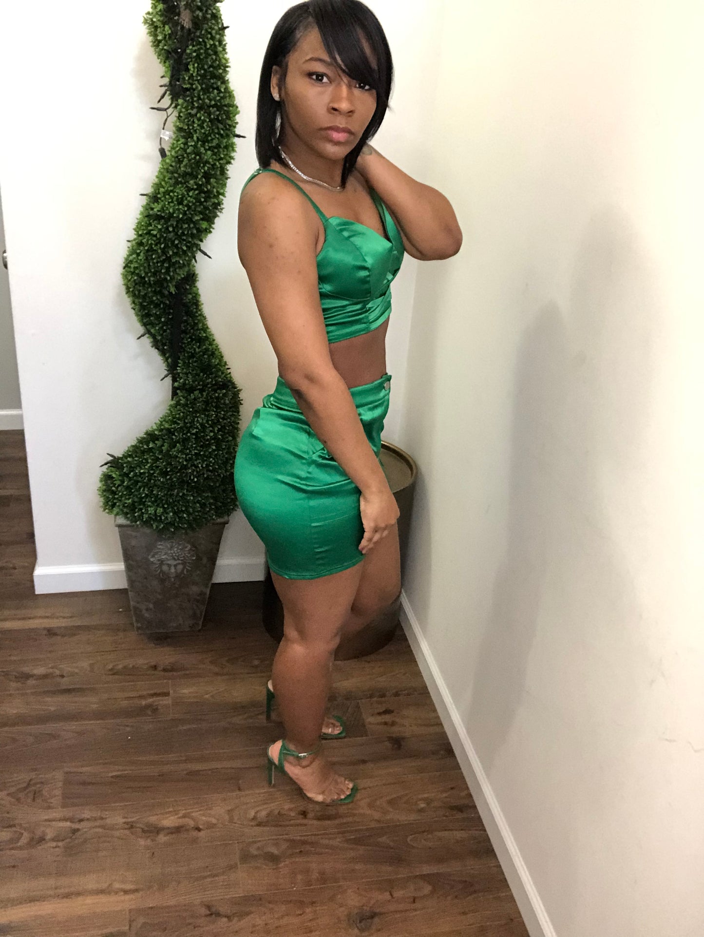 Green Machine Skirt Set